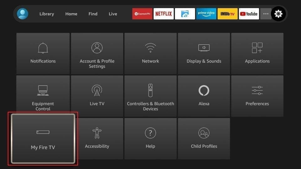 Amazon Fire TV Stick: Open My Fire TV