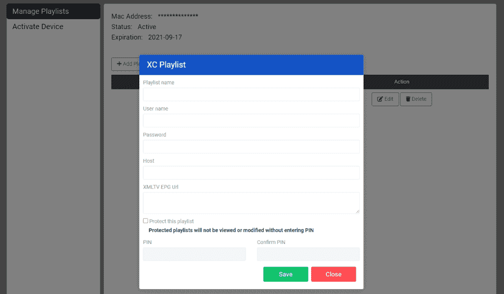 Samsung & LG Smart TV: Add your playlist
