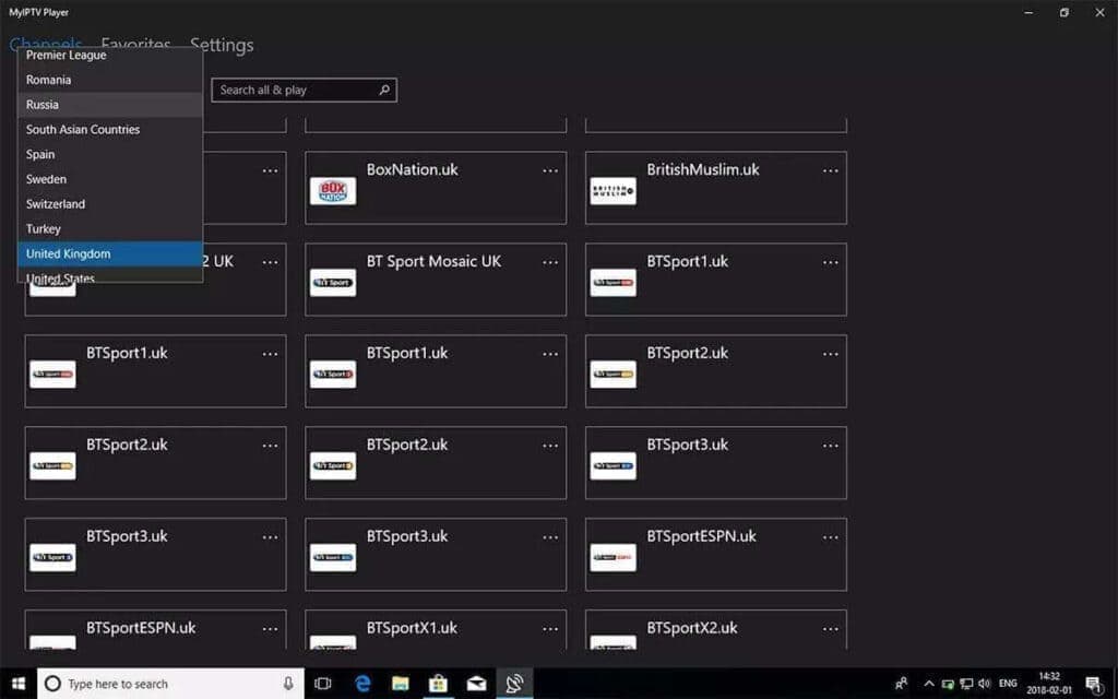 Windows PC & laptop: Browse and watch